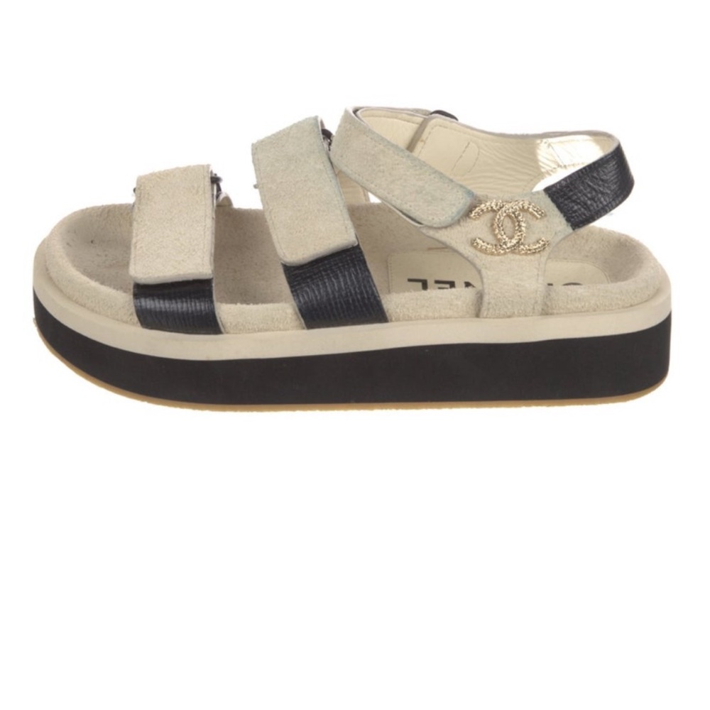 Chanel
2022 Interlocking CC Logo Slingback Sandals
